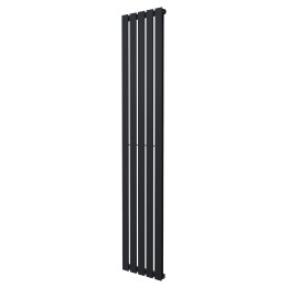 360mm (w) x 1850mm (h) Corwen Black Vertical Radiator