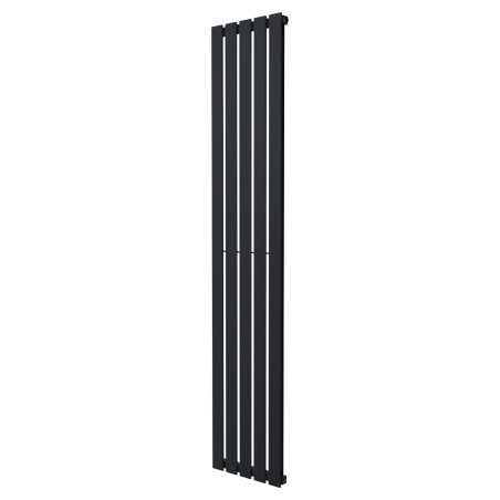 360mm (w) x 1850mm (h) Corwen Black Vertical Radiator