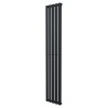 360mm (w) x 1850mm (h) Corwen Black Vertical Radiator
