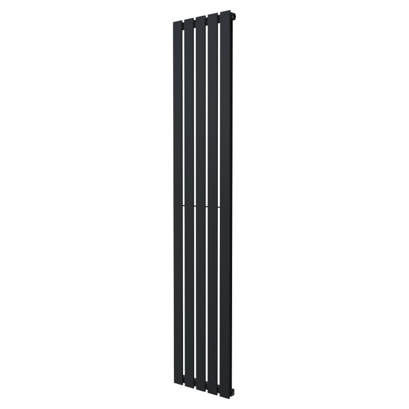 Inverted Radiator 360mm (w) x 1850mm (h) Corwen Black Vertical Radiator