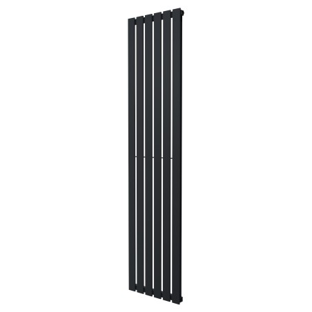 440mm (w) x 1850mm (h) Corwen Black Vertical Radiator