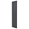 440mm (w) x 1850mm (h) Corwen Black Vertical Radiator