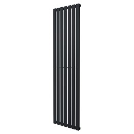 516mm (w) x 1850mm (h) Corwen Black Vertical Radiator