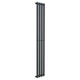 280mm (w) x 1800mm (h) Brecon Anthracite Vertical Radiator