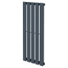 360mm (w) x 850mm (h) Corwen Anthracite Vertical Radiator