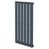 440mm (w) x 850mm (h) Corwen Anthracite Vertical Radiator