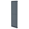 360mm (w) x 1250mm (h) Corwen Anthracite Vertical Radiator