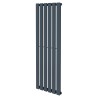 440mm (w) x 1250mm (h) Corwen Anthracite Vertical Radiator
