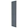 440mm (w) x 1850mm (h) Corwen Anthracite Vertical Radiator