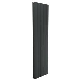 470mm  x 1800mm  Cariad Double Aluminium Anthracite Rad
