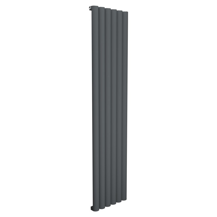 415mm (w) x 1800mm (h) Taurus Aluminium Anthracite Vertical Radiator