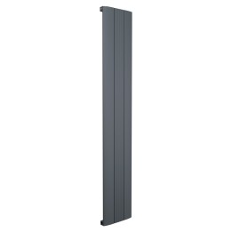 280mm x 1600mm Thor Anthracite Vertical Aluminium Radiator