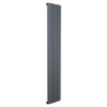 280mm x 1600mm Thor Anthracite Vertical Aluminium Radiator