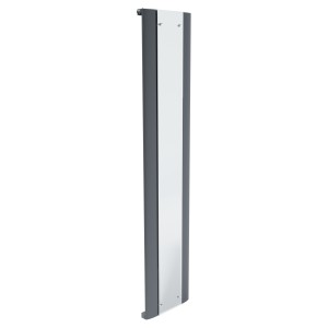 365mm(w) x 1800mm(h) Thor Anthracite Vertical Aluminium Mirror Radiator