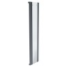 365mm x 1800mm Thor Anthracite Aluminium Mirror Radiator