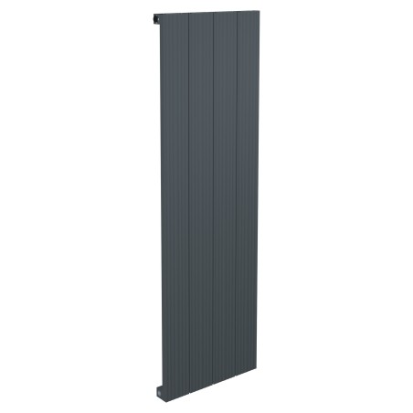 375mm x 1200mm Single Panel Anthracite Vertical Aluminium Designer Radiator