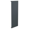 375mm x 1200mm Single Panel Anthracite Vertical Aluminium Designer Radiator