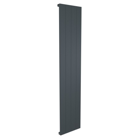 375mm x 1800mm Single Panel Anthracite Vertical Aluminium Designer Radiator