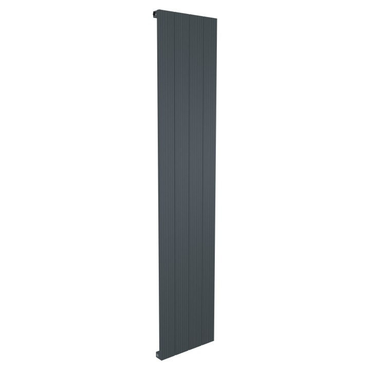 375mm x 1800mm Single Panel Anthracite Vertical Aluminium Designer Radiator