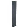 375mm x 1800mm Single Panel Anthracite Vertical Aluminium Designer Radiator