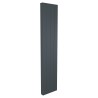 375mm x 1800mm Double Panel Anthracite Vertical Aluminium Designer Radiator