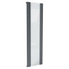 465mm x 1700mm Newborough Anthracite Aluminium Mirror Rad