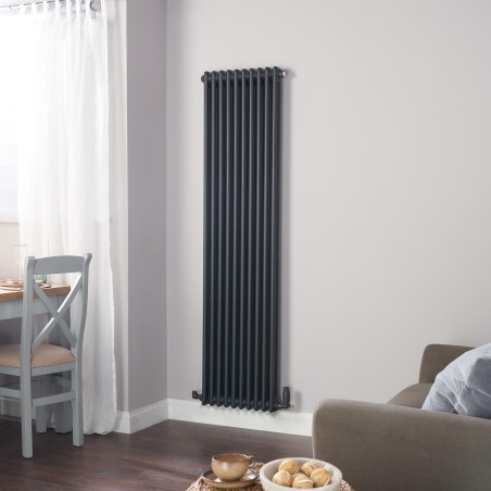 Ultraheat Tubularo 2 Column Anthracite Vertical & Horizontal Radiators (12 Sizes)