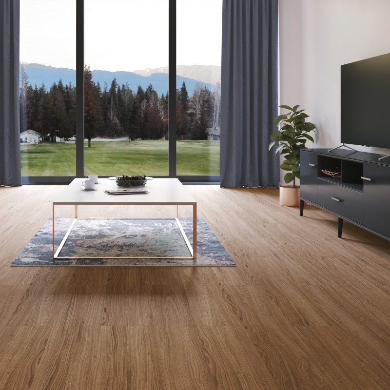 Malmo Tuva Rigid Comfort Luxury Vinyl Flooring - 5G Click - Plank - 1220mm x 220mm - Insitu