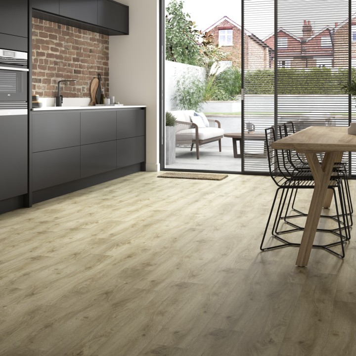 Malmo Alvin Rigid Comfort Luxury Vinyl Flooring - 5G Click - Plank - 1220mm x 176mm - Insitu