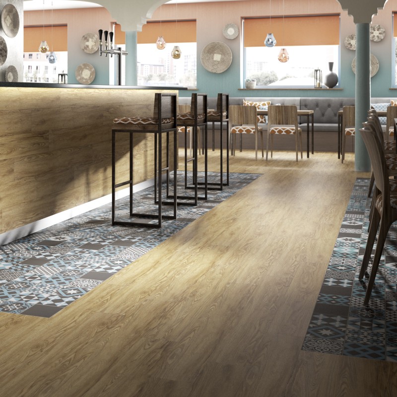 Malmo Bergen Freedom Luxury Vinyl Flooring - Stickdown - Plank - 1219mm x 184mm - Insitu
