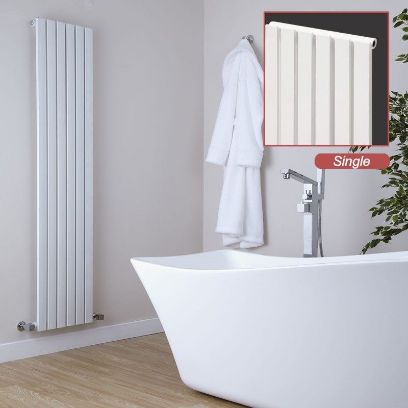 Ultraheat "Linear" Vertical White Radiators (13 Sizes)