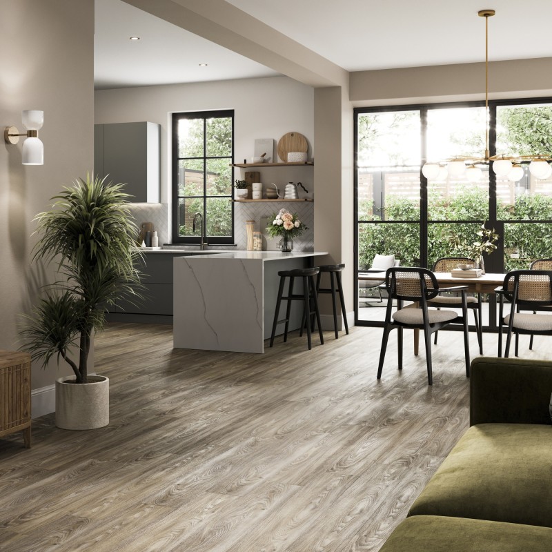 Malmo Vantaa Freedom Luxury Vinyl Flooring - Stickdown - Plank - 1219mm x 184mm - Insitu