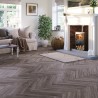 Malmo Vantaa Freedom Luxury Vinyl Flooring - Stickdown - Herringbone - 610mm x 100mm - Insitu