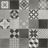 Malmo Kuvio Grey Freedom Luxury Vinyl Flooring - Stickdown - Tile - 609mm x 305mm