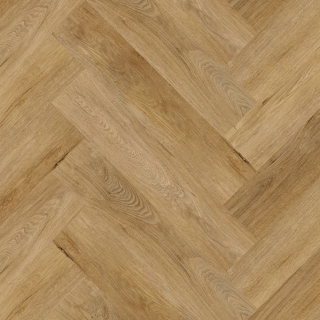 Kraus Weaveley Light Oak Rigid Core Luxury Vinyl Flooring - Click - Herringbone - 625mm x 125mm