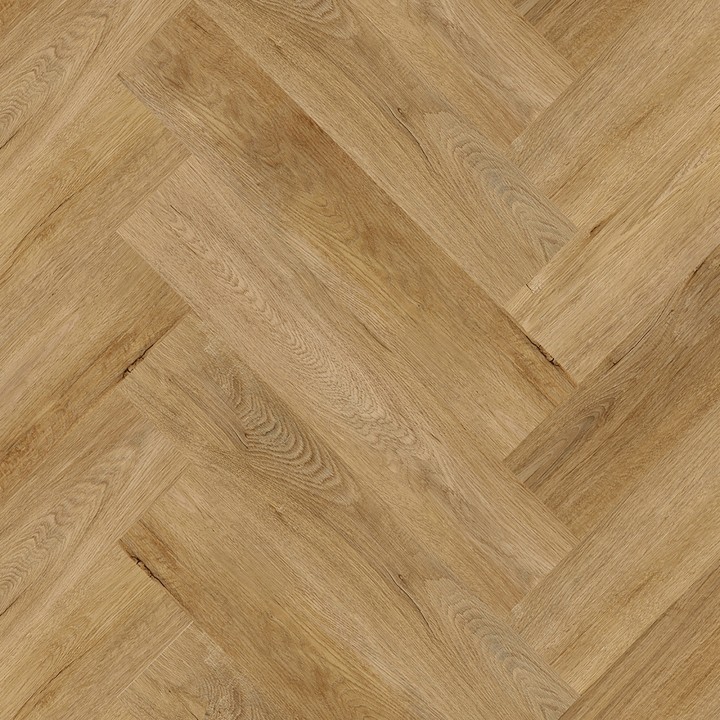 Kraus Weaveley Light Oak Rigid Core Luxury Vinyl Flooring - Click - Herringbone - 625mm x 125mm