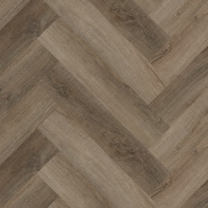 Kraus Odell Oak Rigid Core Luxury Vinyl Flooring - Click - Herringbone - 625mm x 125mm