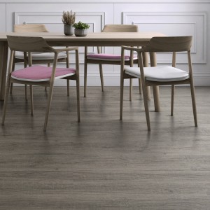 Kraus Ashdown Grey Rigid Core Luxury Vinyl Flooring - Click - Plank - 1230mm x 179mm