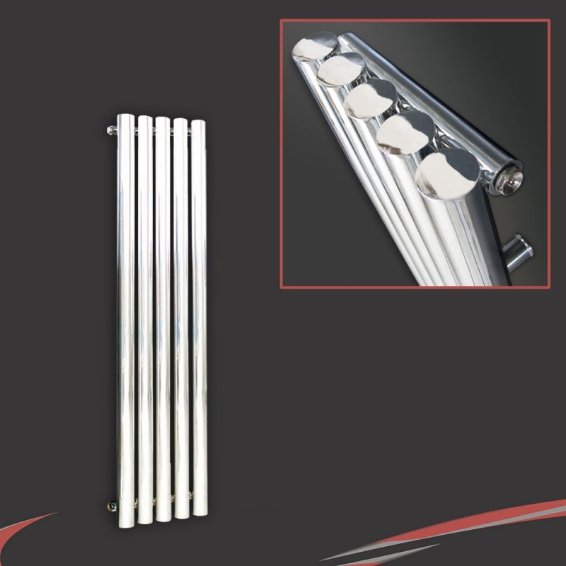 Vertical Chrome Radiators | Central Heating