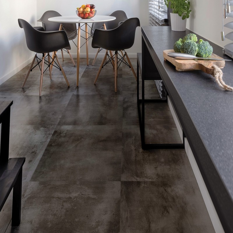 Kraus Stanhope Rigid Core Luxury Vinyl Flooring - Click - Tile - 610mm x 305mm - Insitu