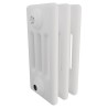 Korona 4 Column White Horizontal Radiators & Floor Mounts
