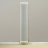 Korona 3 Column White Vertical Radiators & Floor Mounts