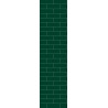 Bottle Green Metro Brick Urban Tile Effect - Fibo