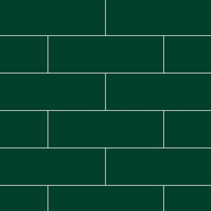 Bottle Green Metro Brick Urban Tile Effect - Fibo