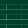 Bottle Green Metro Brick Urban Tile Effect - Fibo