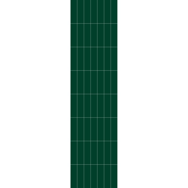 Bottle Green Stacked Subway Brick Urban Tile Effect - Fibo