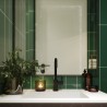 Bottle Green Stacked Subway Brick Urban Tile Effect - Fibo