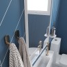 Dusty Blue Chevron Urban Tile Effect - Fibo