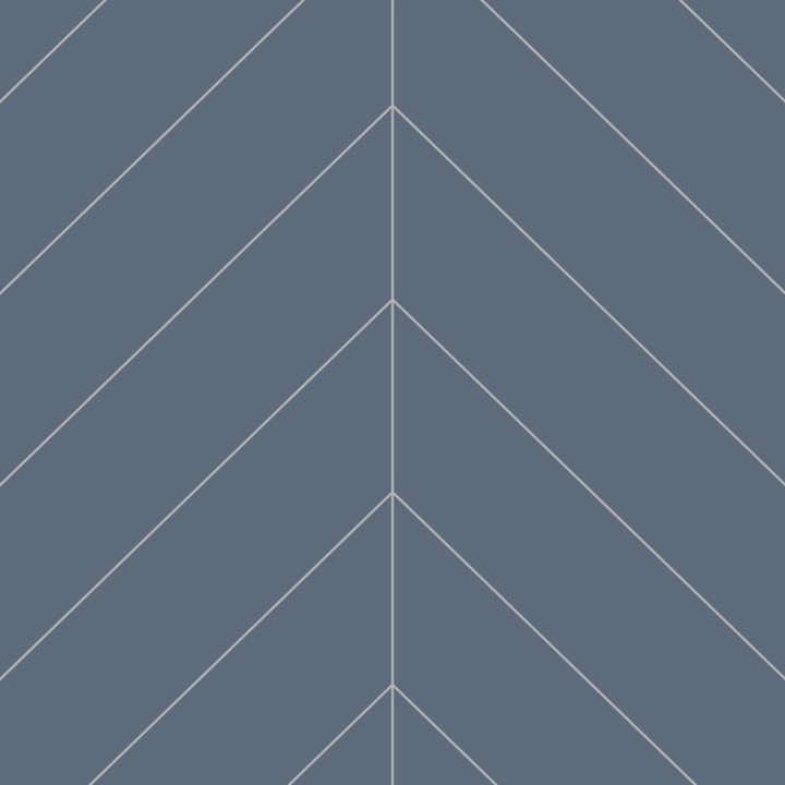 Dusty Blue Chevron Urban Tile Effect - Fibo
