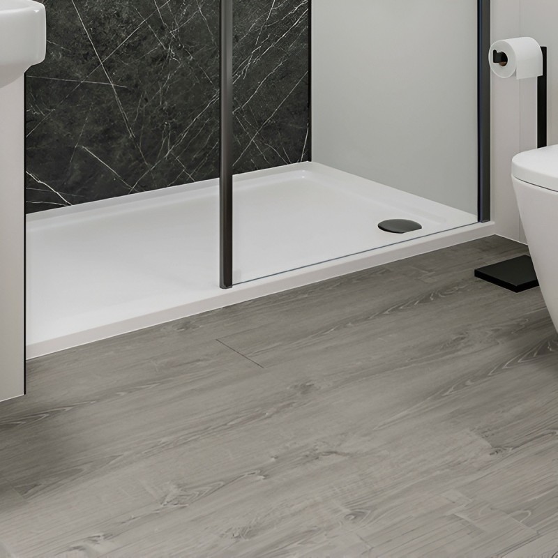 Multipanel Driftwood Grey Oak Luxury Vinyl Flooring - Click - Plank - 1210mm x 220mm - Insitu